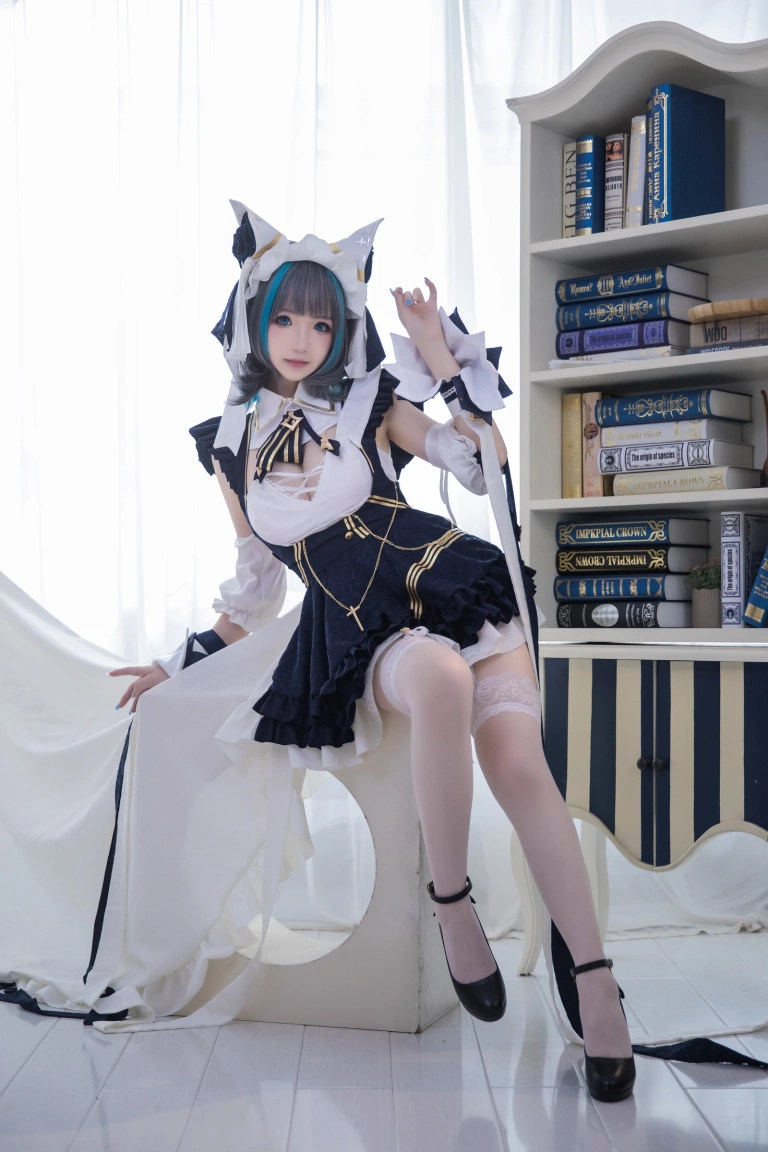 雪晴Astra《Azure Lane 柴郡》写真图集 18P｜在线预览与图包下载