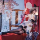雪晴Astra《崩坏3 丽塔·浣溪沙旗袍》写真图集 56P｜在线预览与图包下载