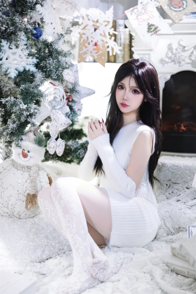 雪晴Astra《圣诞节 白雪》写真图集 123P+2V｜在线预览与图包下载