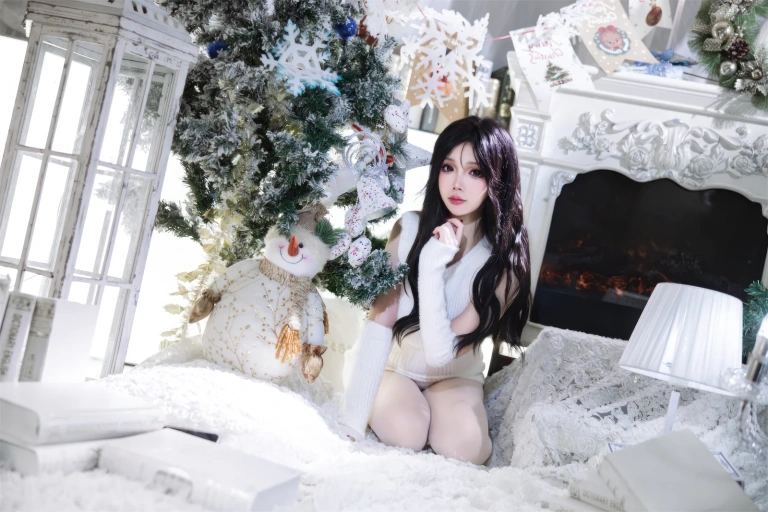 雪晴Astra《圣诞节 白雪》写真图集 123P+2V｜在线预览与图包下载