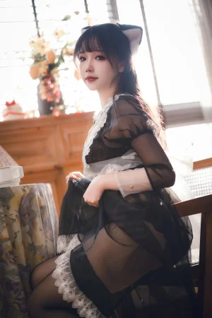 雪晴Astra《2024春季限定 透明女仆》写真图集 71P+2V｜在线预览与图包下载