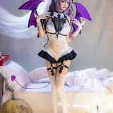 雪晴Astra《刻晴恶魔拘束睡衣》写真图集 20P+4V｜在线预览与图包下载