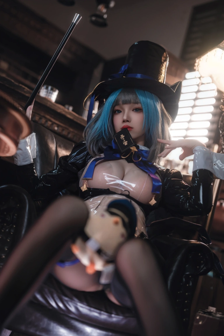 雪晴Astra《2024万圣节 柴郡魔术师》写真图集 60P+1V｜在线预览与图包下载