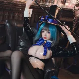 雪晴Astra《2024万圣节 柴郡魔术师》写真图集 60P+1V｜在线预览与图包下载