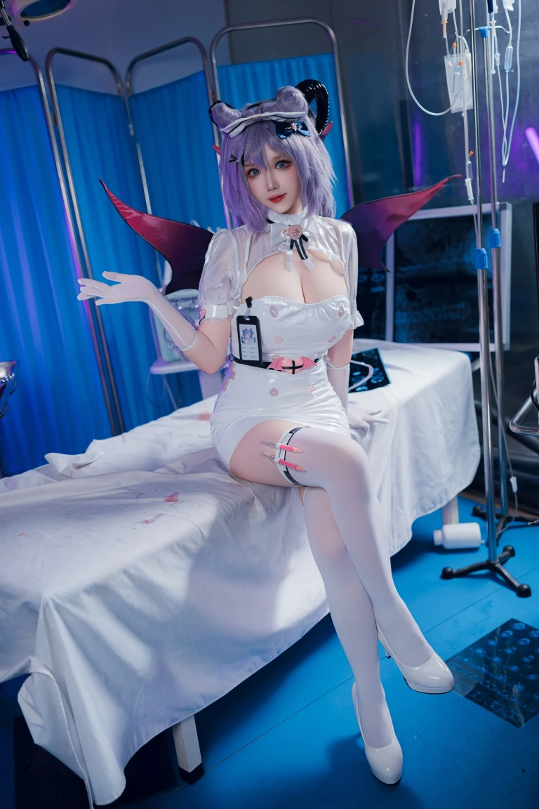 雪晴Astra《2024万圣节 护士刻晴》写真图集 66P+4V｜在线预览与图包下载