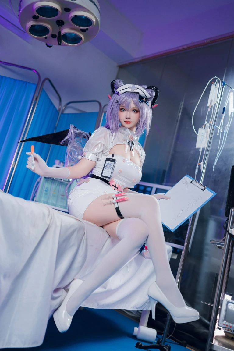 雪晴Astra《2024万圣节 护士刻晴》写真图集 66P+4V｜在线预览与图包下载