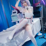 雪晴Astra《2024万圣节 护士刻晴》写真图集 66P+4V｜在线预览与图包下载