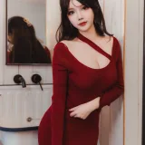 雪晴Astra《红裙黑丝小娇妻》写真图集 65P+2V｜在线预览与图包下载