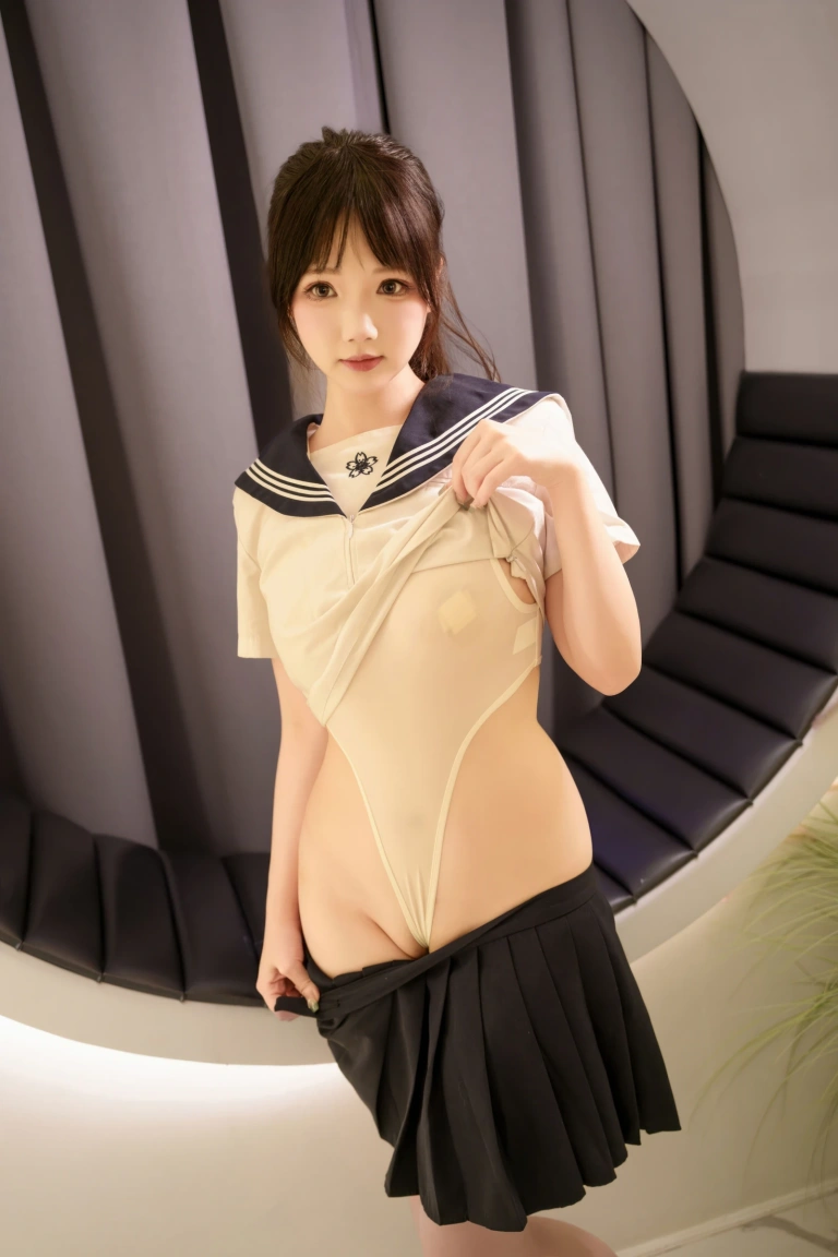 雪晴Astra《牛奶丝透明黏滑体操服》写真图集 63P+1V｜在线预览与图包下载