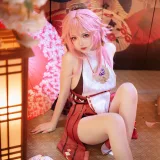 雪晴Astra《原神 八重神子》写真图集 60P+2V｜在线预览与图包下载