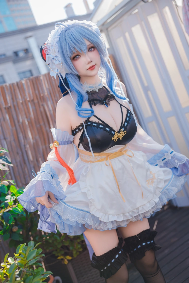 雪晴Astra《甘雨 女仆》写真图集 31P+1V｜在线预览与图包下载