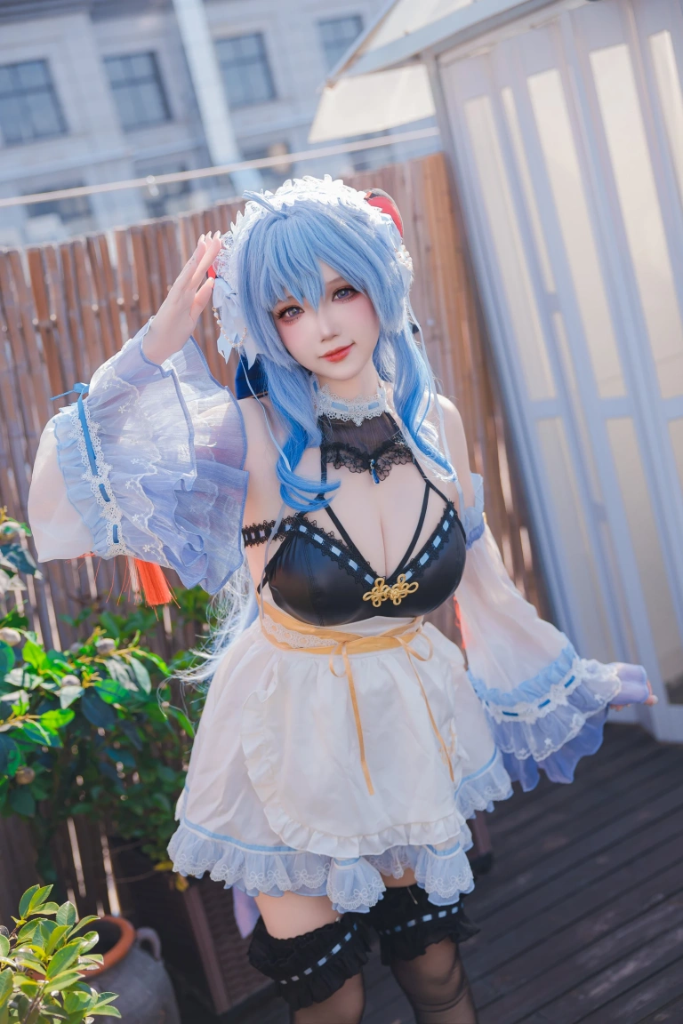 雪晴Astra《甘雨 女仆》写真图集 31P+1V｜在线预览与图包下载