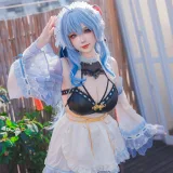 雪晴Astra《甘雨 女仆》写真图集 31P+1V｜在线预览与图包下载