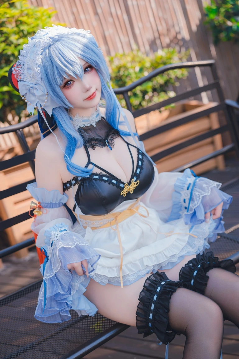 雪晴Astra《甘雨 女仆》写真图集 31P+1V｜在线预览与图包下载