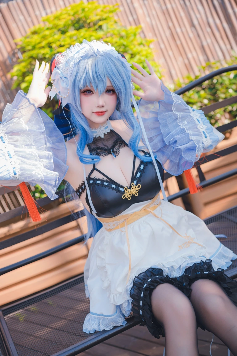 雪晴Astra《甘雨 女仆》写真图集 31P+1V｜在线预览与图包下载