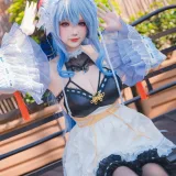 雪晴Astra《甘雨 女仆》写真图集 31P+1V｜在线预览与图包下载