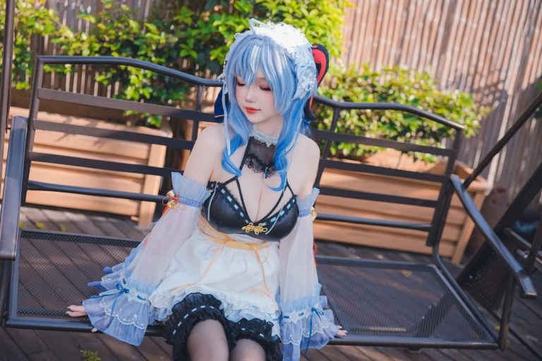 雪晴Astra《甘雨 女仆》写真图集 31P+1V｜在线预览与图包下载