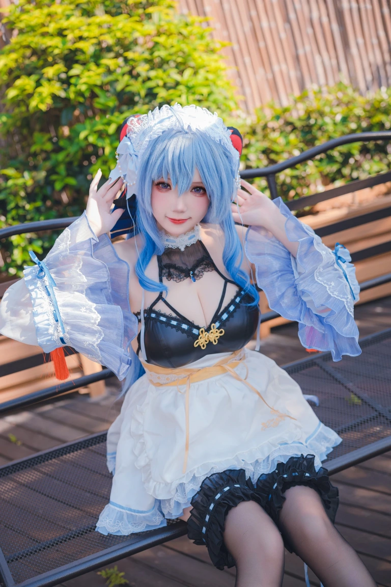 雪晴Astra《甘雨 女仆》写真图集 31P+1V｜在线预览与图包下载