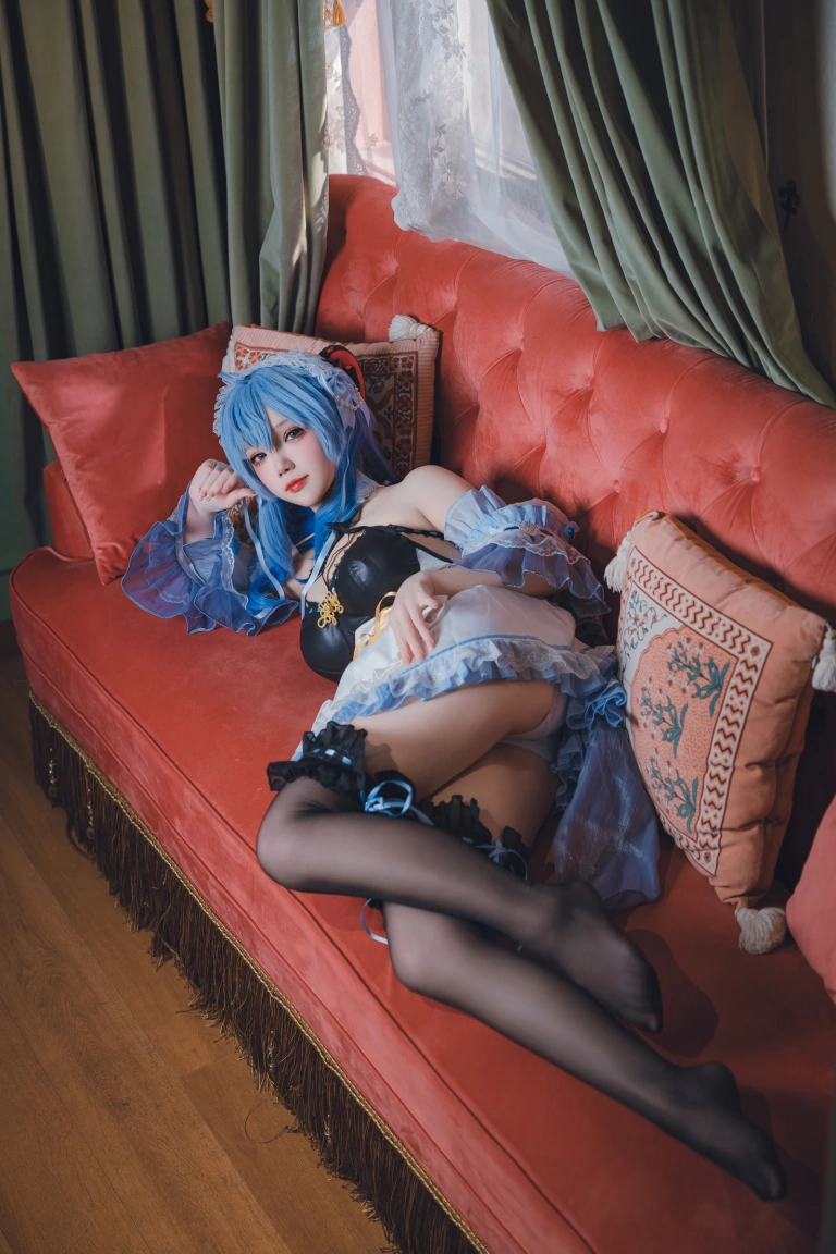 雪晴Astra《甘雨 女仆》写真图集 31P+1V｜在线预览与图包下载