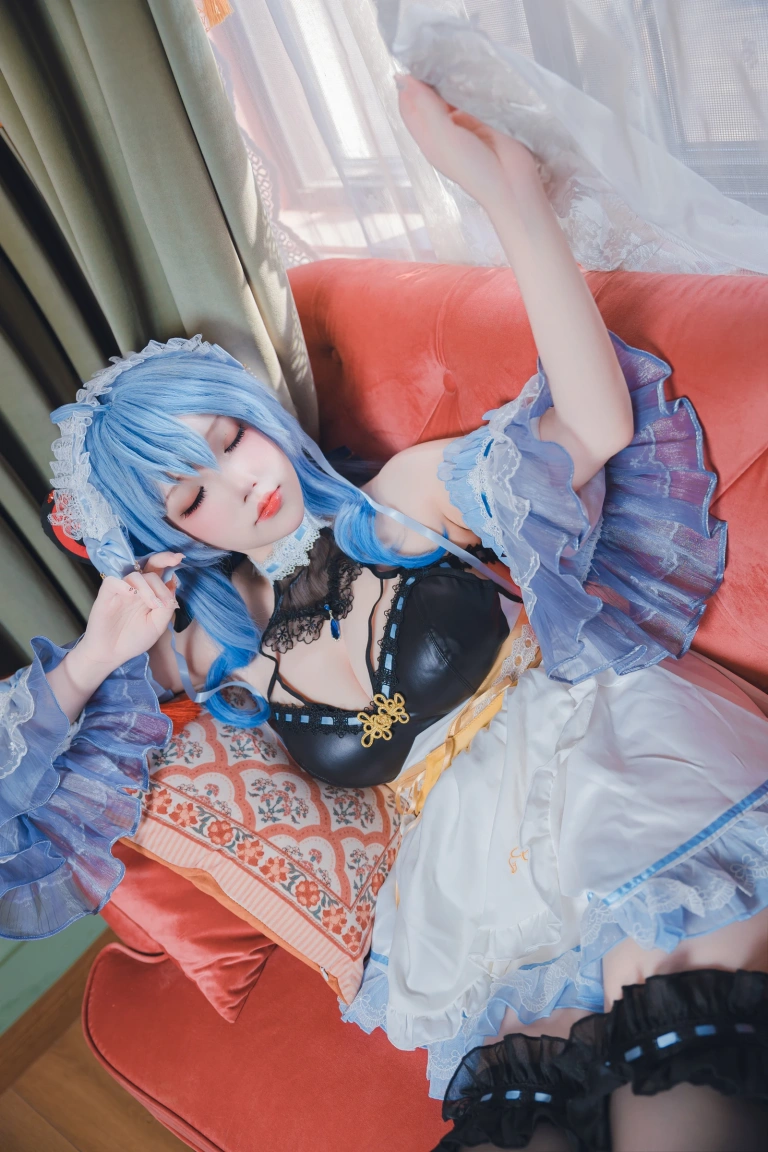 雪晴Astra《甘雨 女仆》写真图集 31P+1V｜在线预览与图包下载