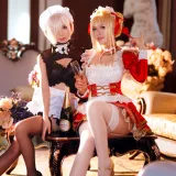 半半子 BANBANKO《Claudius x Kyrielight Maid（&面饼仙儿）》写真图集 22P｜在线预览与图包下载