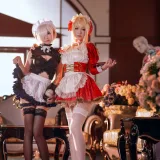 半半子 BANBANKO《Claudius x Kyrielight Maid（&面饼仙儿）》写真图集 22P｜在线预览与图包下载