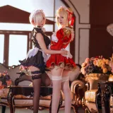 半半子 BANBANKO《Claudius x Kyrielight Maid（&面饼仙儿）》写真图集 22P｜在线预览与图包下载