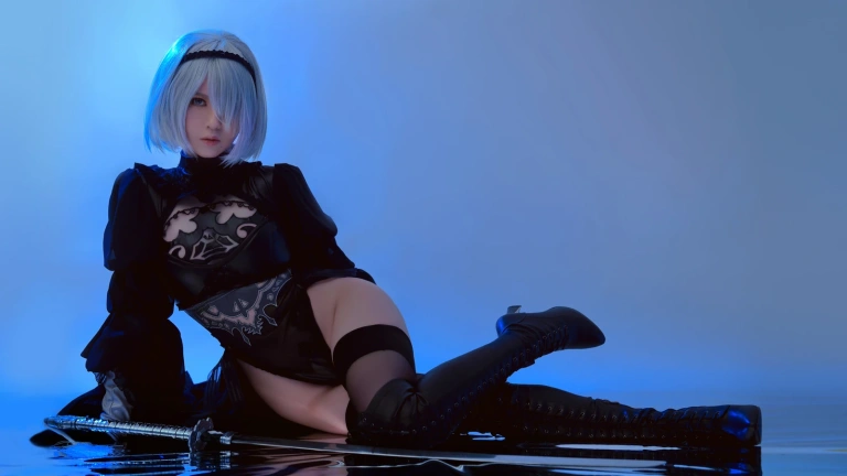 半半子 BANBANKO《Nier：2B》写真图集 50P｜在线预览与图包下载