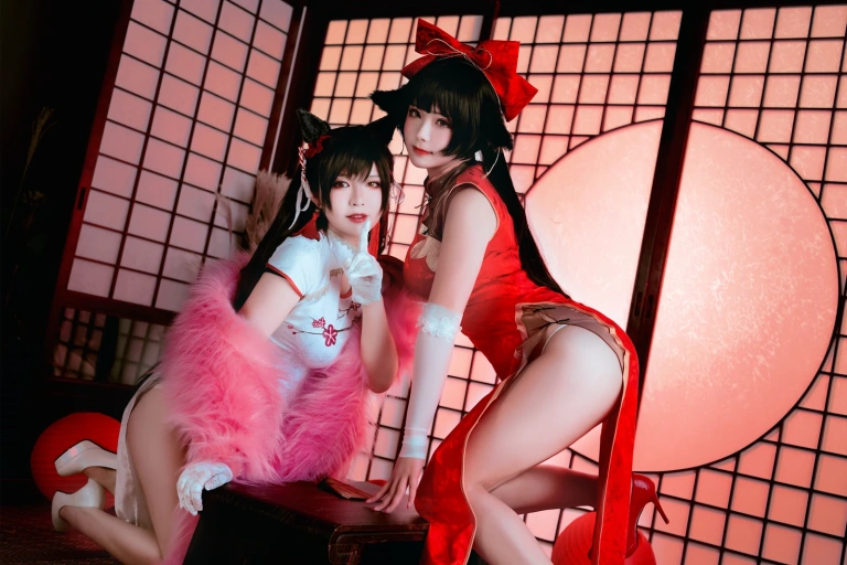 半半子 BANBANKO《愛宕x高雄,チャイナ服（&婉Yue）》写真图集 35P+1V｜在线预览与图包下载