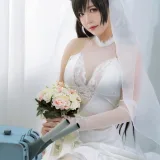 半半子 BANBANKO《愛宕花嫁.白花の誓い》写真图集 29P+1V｜在线预览与图包下载