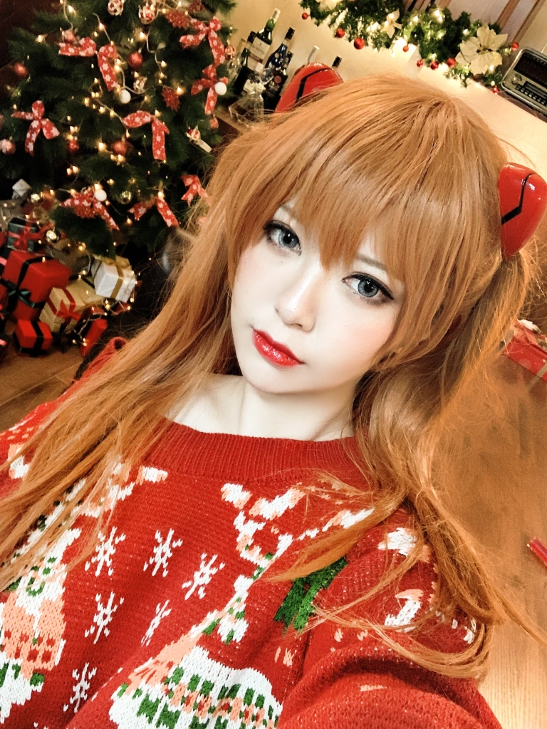 半半子 BANBANKO《式波・ー ASUKA Christmas》写真图集 41P｜在线预览与图包下载