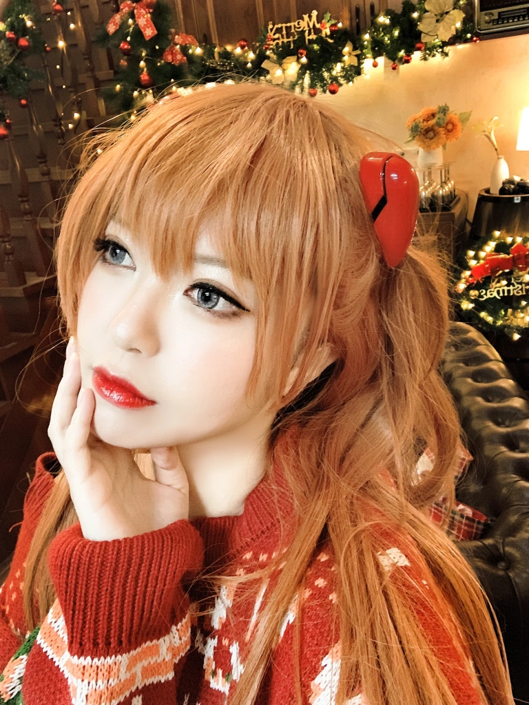 半半子 BANBANKO《式波・ー ASUKA Christmas》写真图集 41P｜在线预览与图包下载