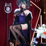 半半子 BANBANKO《柴郡旗袍》写真图集 64P｜在线预览与图包下载