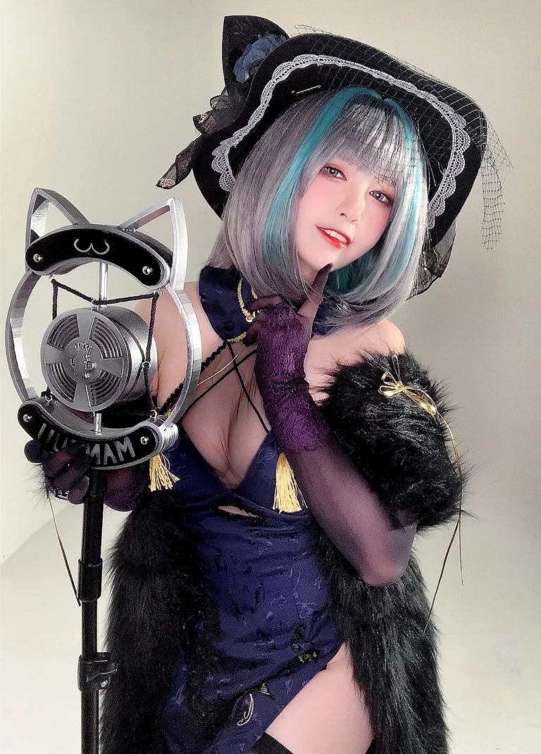 半半子 BANBANKO《柴郡旗袍》写真图集 64P｜在线预览与图包下载
