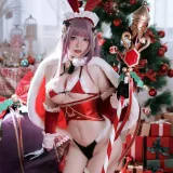 半半子 BANBANKO《圣诞兔兔艾可》写真图集 41P｜在线预览与图包下载
