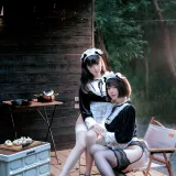 半半子 BANBANKO《メイド姉妹（&面饼仙儿）》写真图集 74P｜在线预览与图包下载