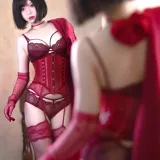 半半子 BANBANKO《RED 赤紅 Vol.03》写真图集 57P｜在线预览与图包下载