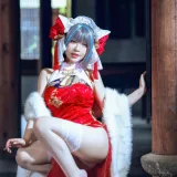 半半子 BANBANKO《柴郡中华娘旗袍》写真图集 45P+2V｜在线预览与图包下载