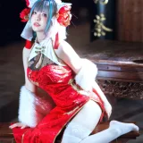 半半子 BANBANKO《柴郡中华娘旗袍》写真图集 45P+2V｜在线预览与图包下载
