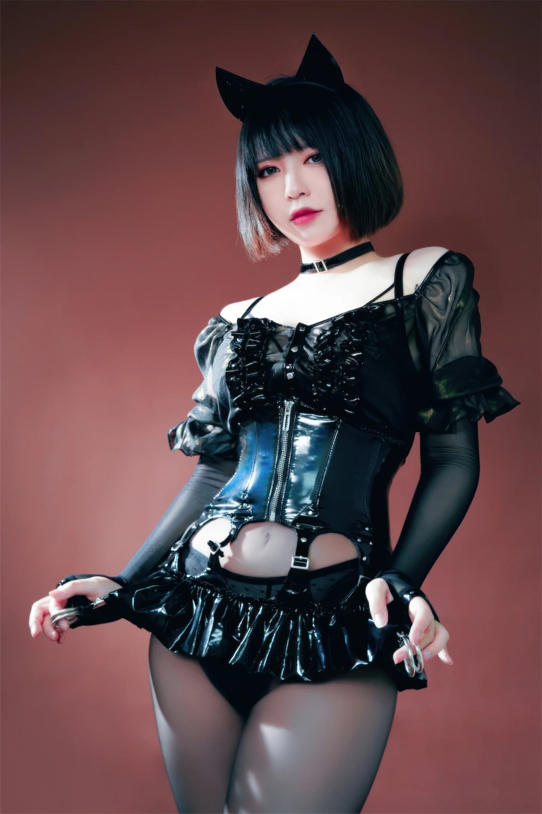 半半子 BANBANKO《黑猫NEKO》写真图集 55P+2V｜在线预览与图包下载
