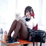 半半子 BANBANKO《大凤 风纪委员》写真图集 55P+3V｜在线预览与图包下载