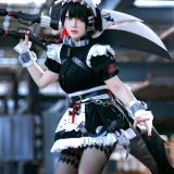 半半子 BANBANKO《EllenJoe🦈エレン✂️🖤》写真图集 48P｜在线预览与图包下载