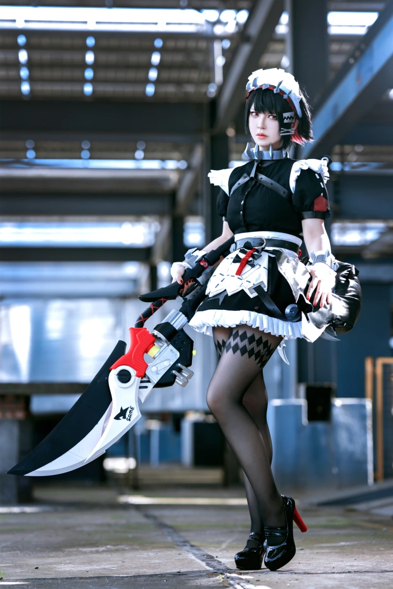 半半子 BANBANKO《EllenJoe🦈エレン✂️🖤》写真图集 48P｜在线预览与图包下载