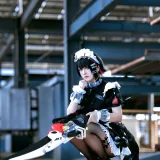 半半子 BANBANKO《EllenJoe🦈エレン✂️🖤》写真图集 48P｜在线预览与图包下载
