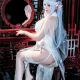 半半子 BANBANKO《阿尔比恩旗袍》写真图集 47P+3V｜在线预览与图包下载