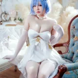 半半子 BANBANKO《恰巴耶夫 白骑兵的旋律礼服》写真图集 64P+2V｜在线预览与图包下载