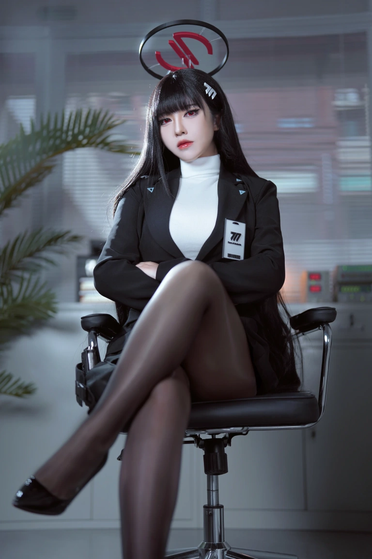 半半子 BANBANKO《蔚蓝档案 调月莉音OL》写真图集 60P+8V｜在线预览与图包下载