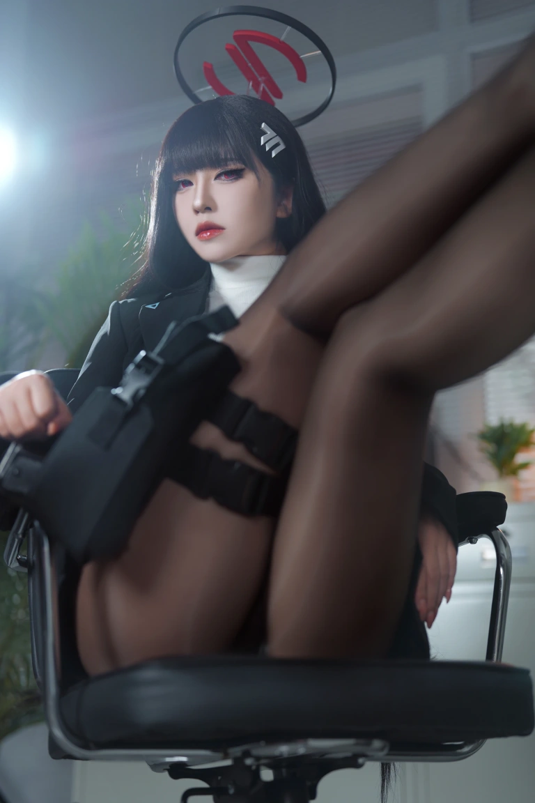 半半子 BANBANKO《蔚蓝档案 调月莉音OL》写真图集 60P+8V｜在线预览与图包下载