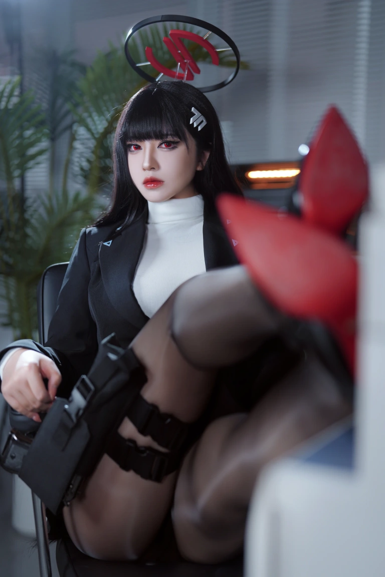 半半子 BANBANKO《蔚蓝档案 调月莉音OL》写真图集 60P+8V｜在线预览与图包下载