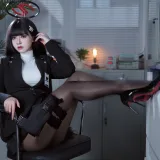 半半子 BANBANKO《蔚蓝档案 调月莉音OL》写真图集 60P+8V｜在线预览与图包下载